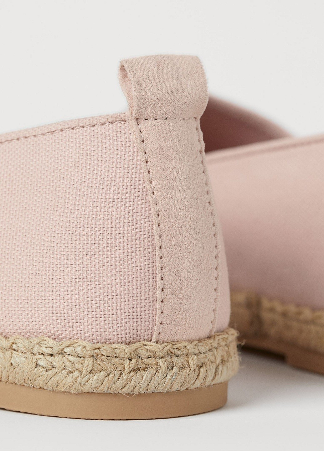 Світло-рожеві еспадрильї H&M однотонний (251770946)