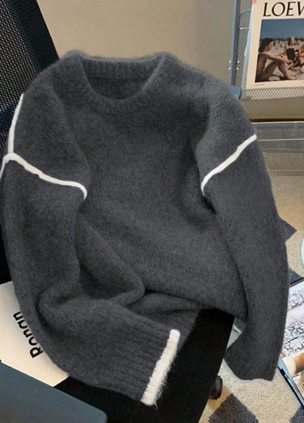 Сірий демісезонний джемпер джемпер SHEIN