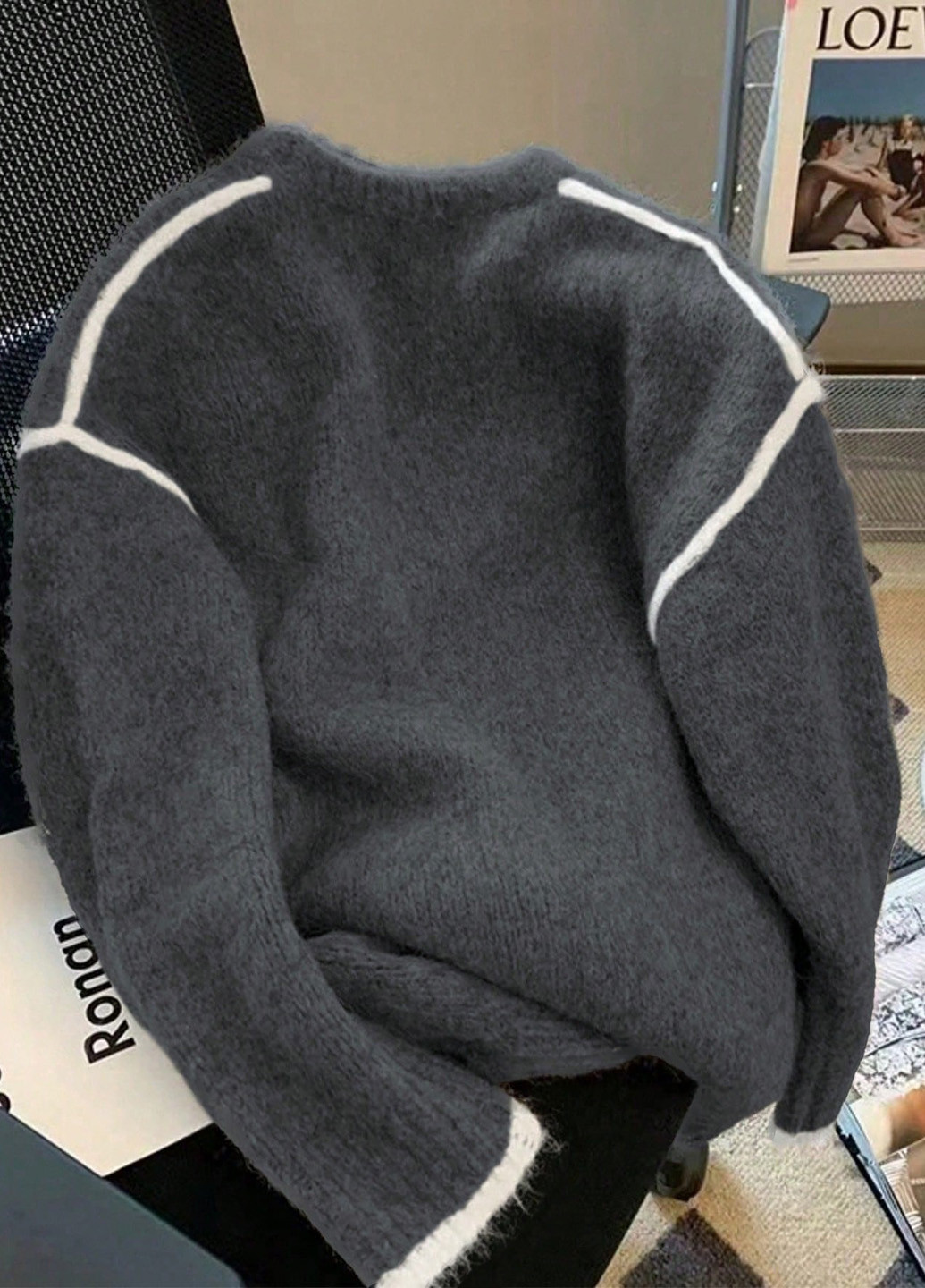 Сірий демісезонний джемпер джемпер SHEIN