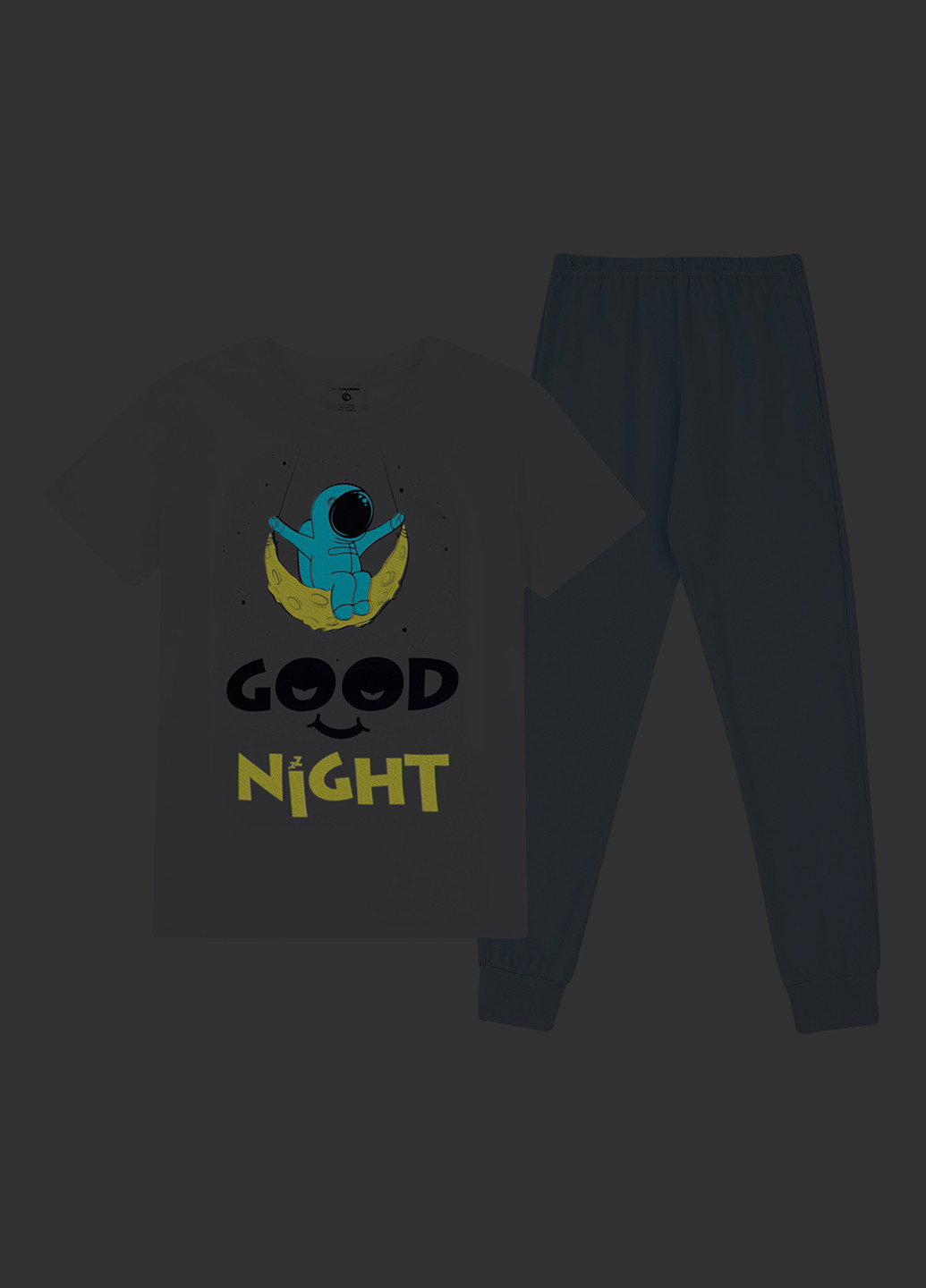 Комбинированная всесезон пижама (футболка, брюки) футболка + брюки Garnamama