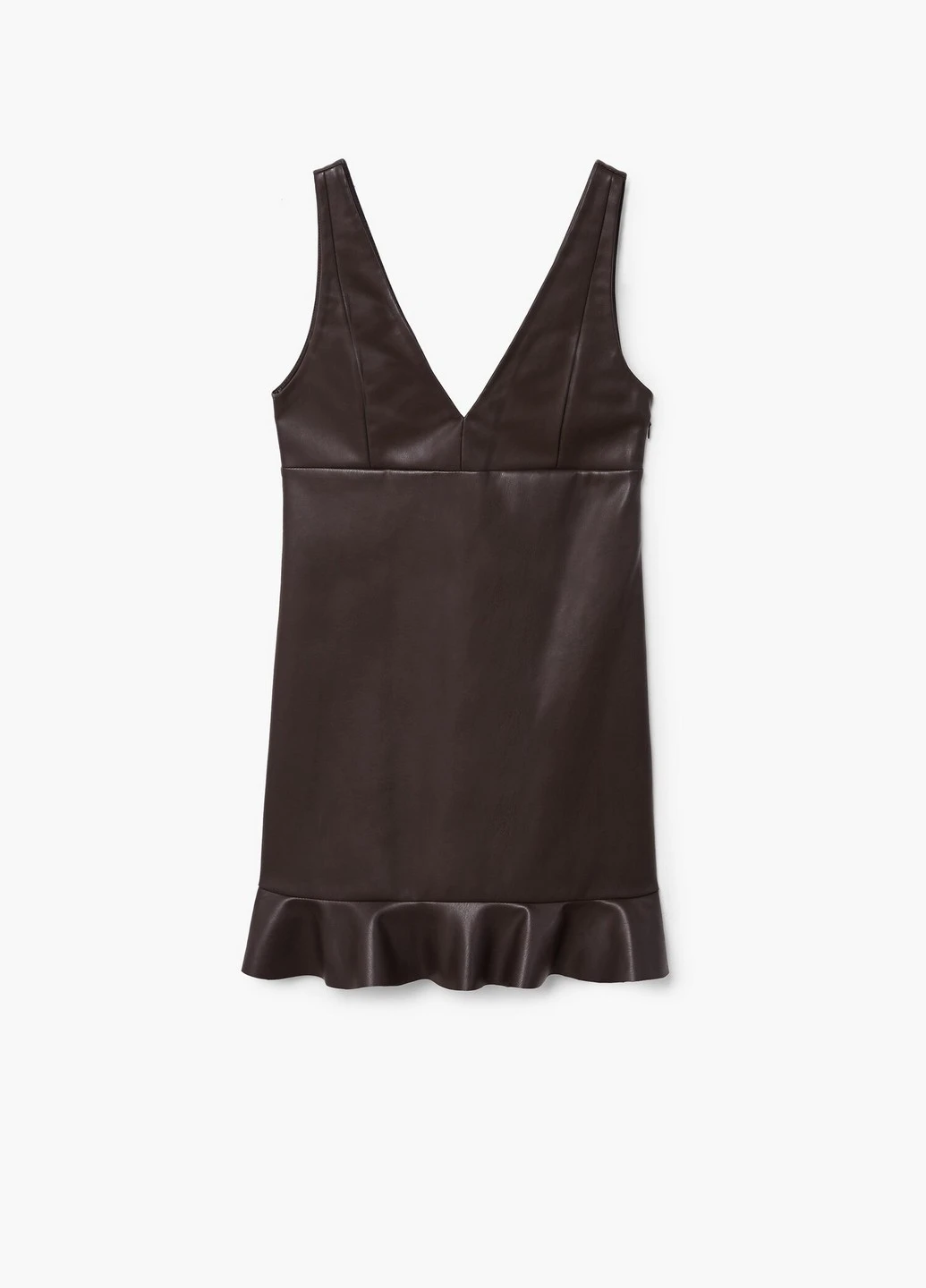 Коричневое кэжуал платье Mango