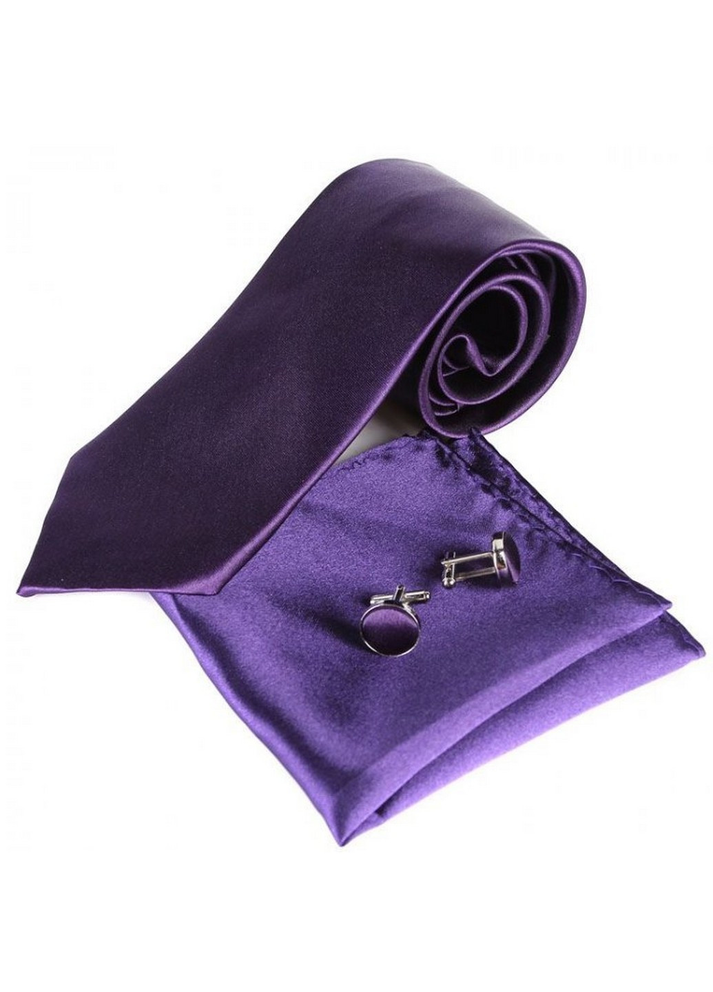 Мужской комплект (галстук,платок,запонки) 146х8 см GOFIN (219981823)