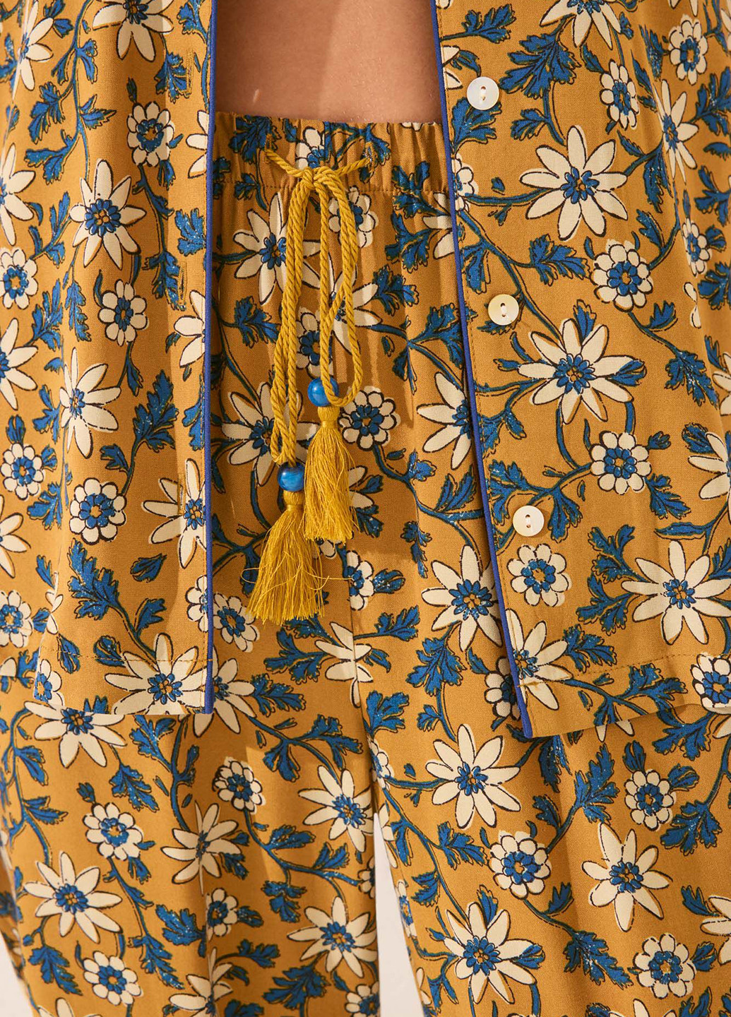 Жовта всесезон піжама (сорочка, штани) сорочка + брюки Women'secret