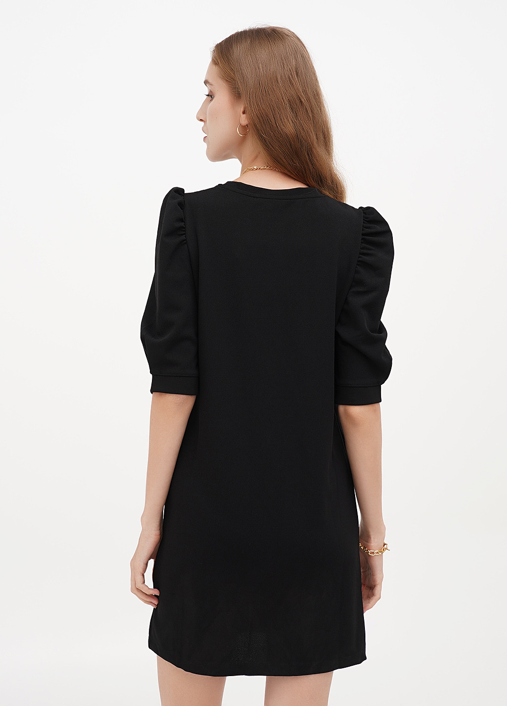 Чорна кежуал сукня а-силует Terranova однотонна