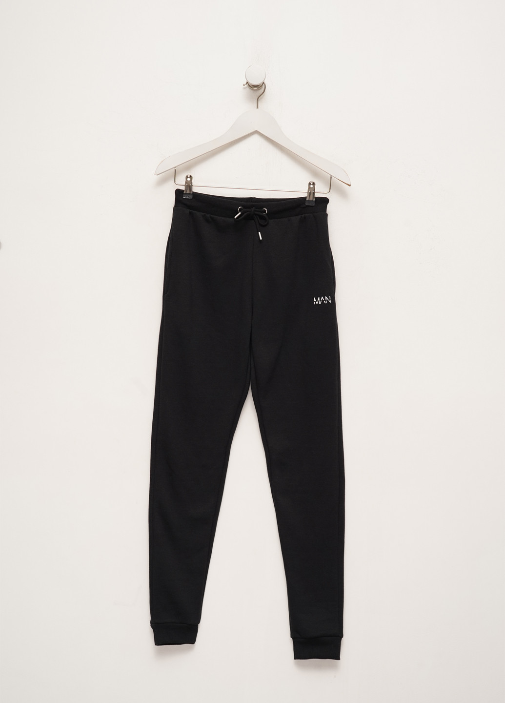 Черные кэжуал, спортивные демисезонные джоггеры брюки Boohoo