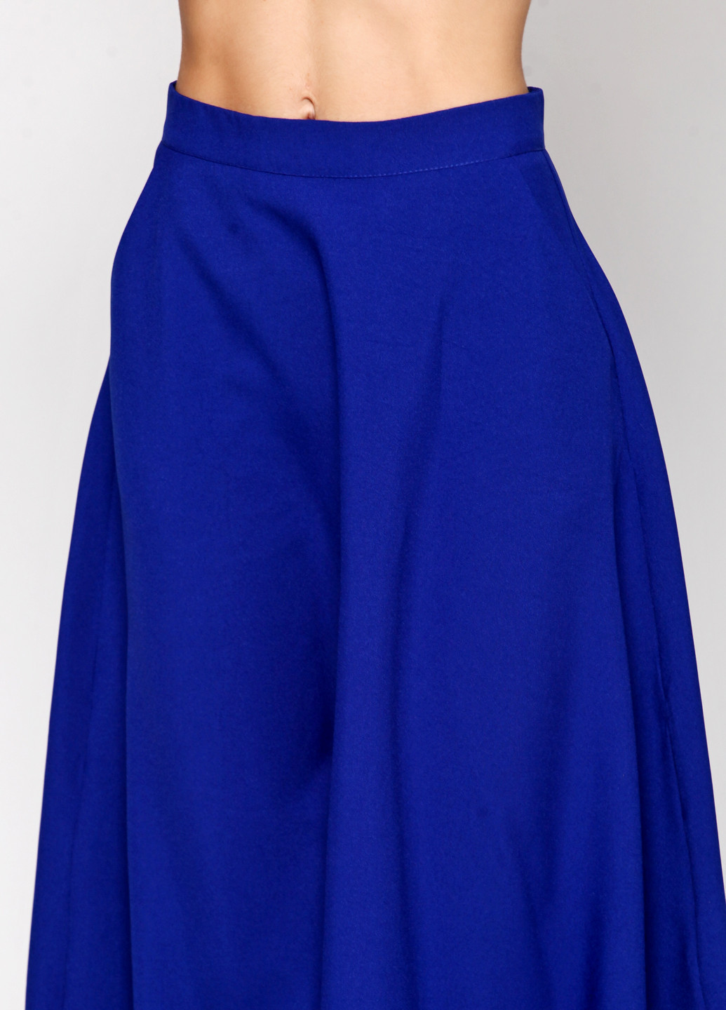 Синяя кэжуал однотонная юбка ANVI