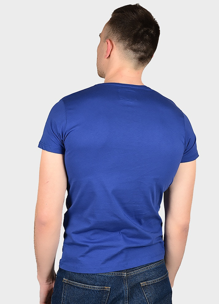 Синя футболка чоловіча синя розмір s AAA