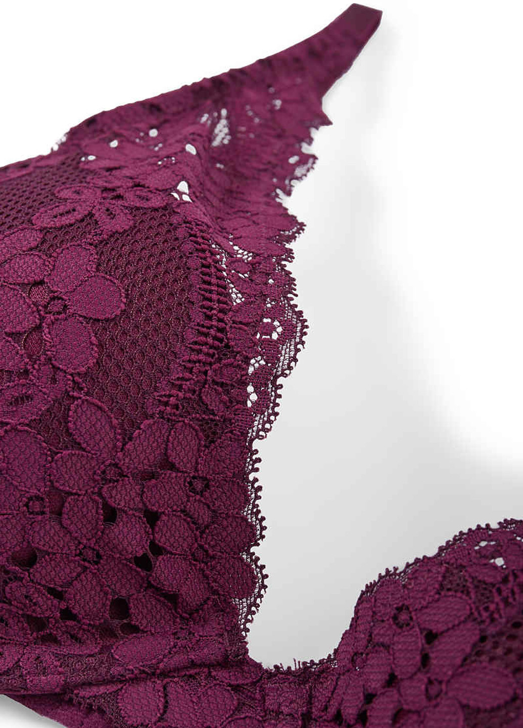 Бордовий бюстгальтер C&A з кісточками поліамід