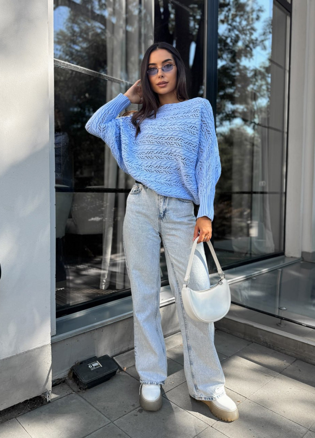 Блакитний демісезонний джемпер джемпер No Brand