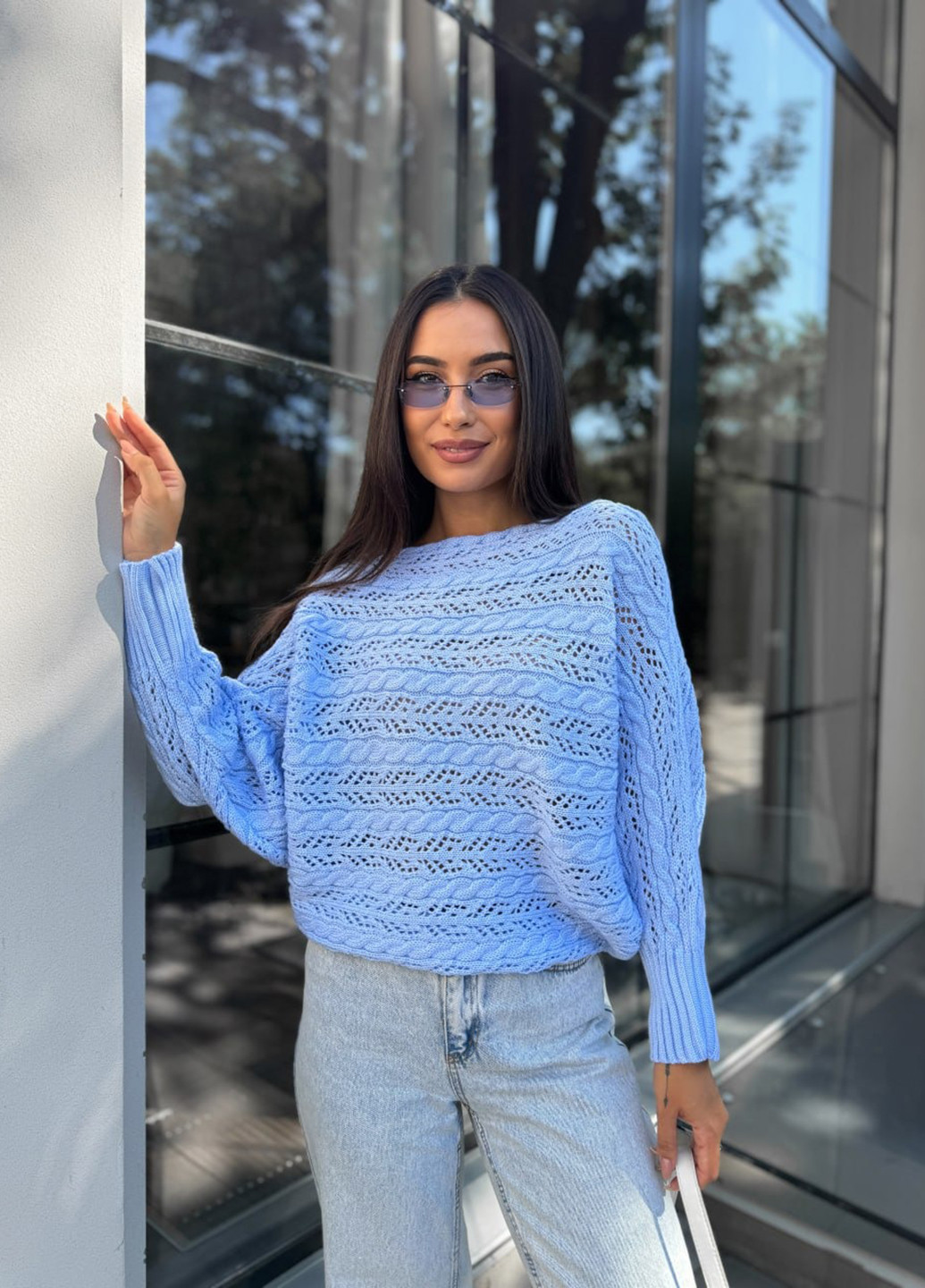 Блакитний демісезонний джемпер джемпер No Brand