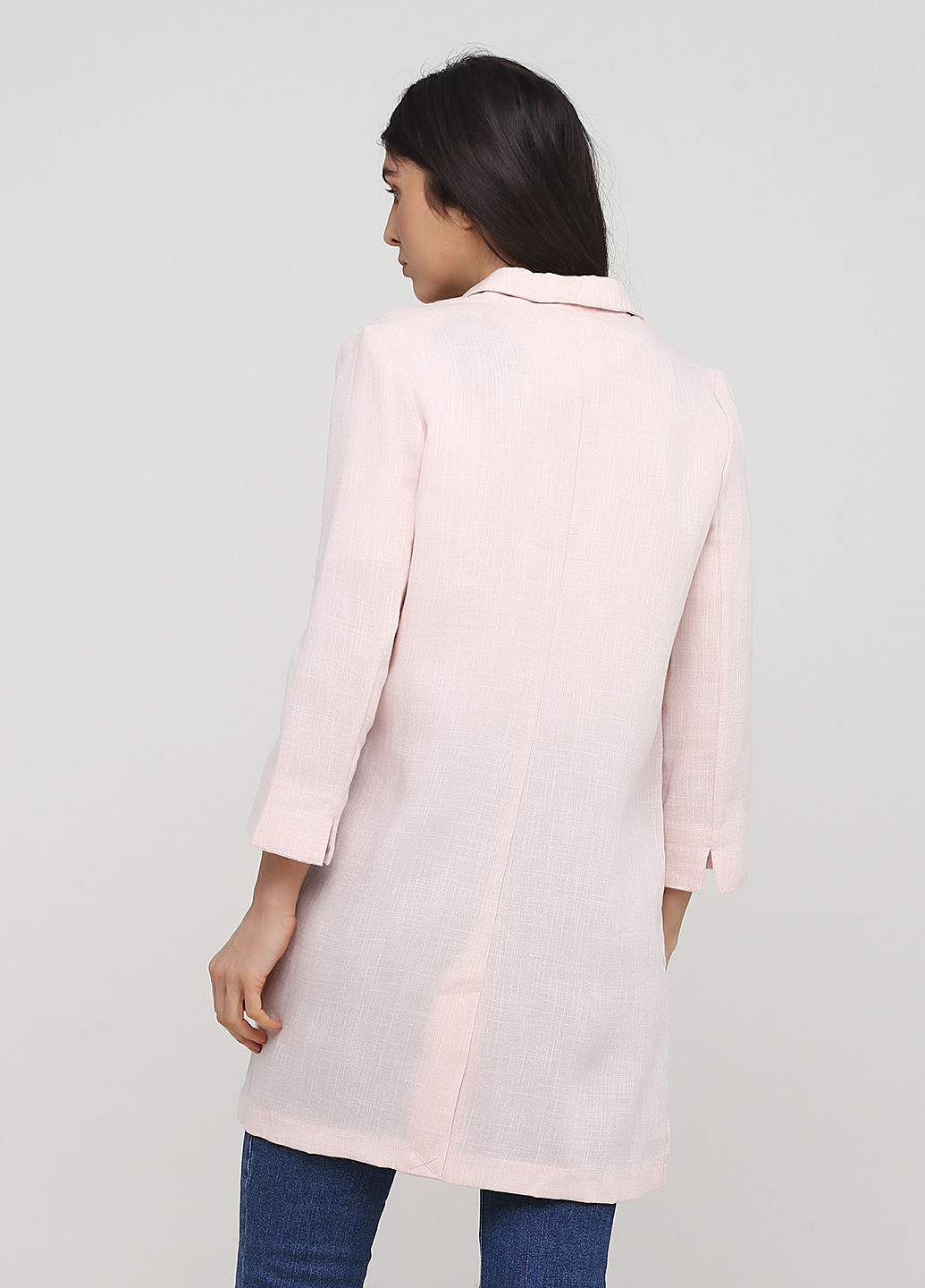 Светло-розовое демисезонное Пальто двубортное Vero Moda