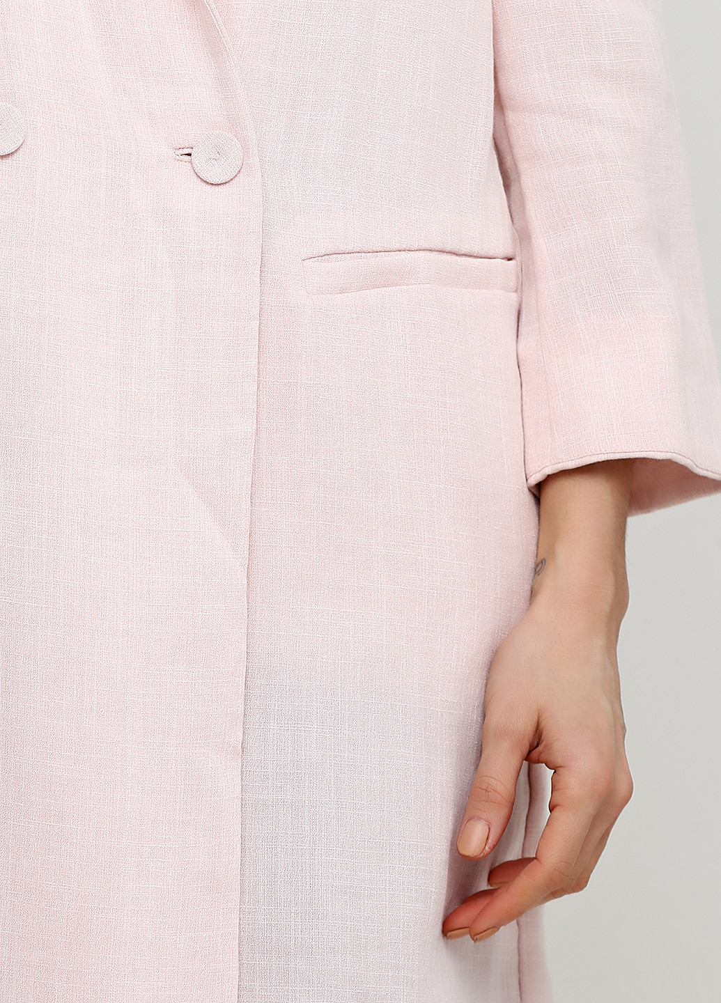 Світло-рожеве демісезонне Пальто двобортне Vero Moda