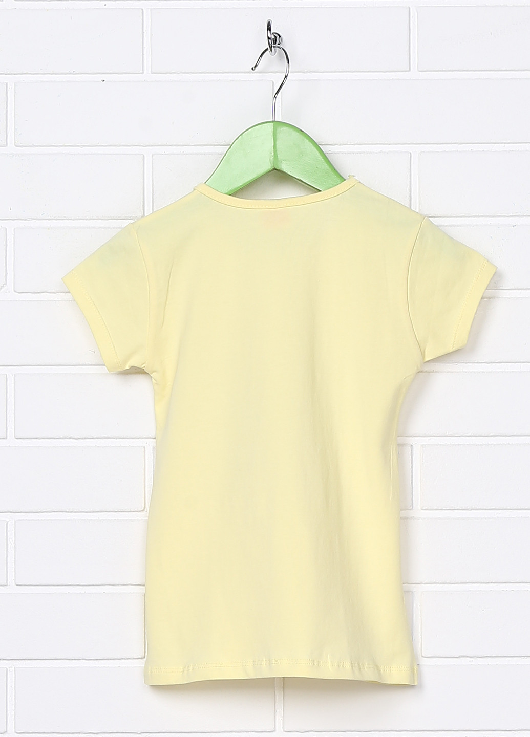 Жовта літня футболка з коротким рукавом Degacci