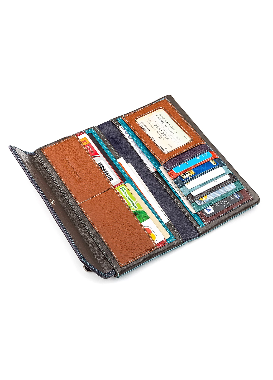 Женский кожаный кошелек 19,5х10х3 см st leather (229460609)