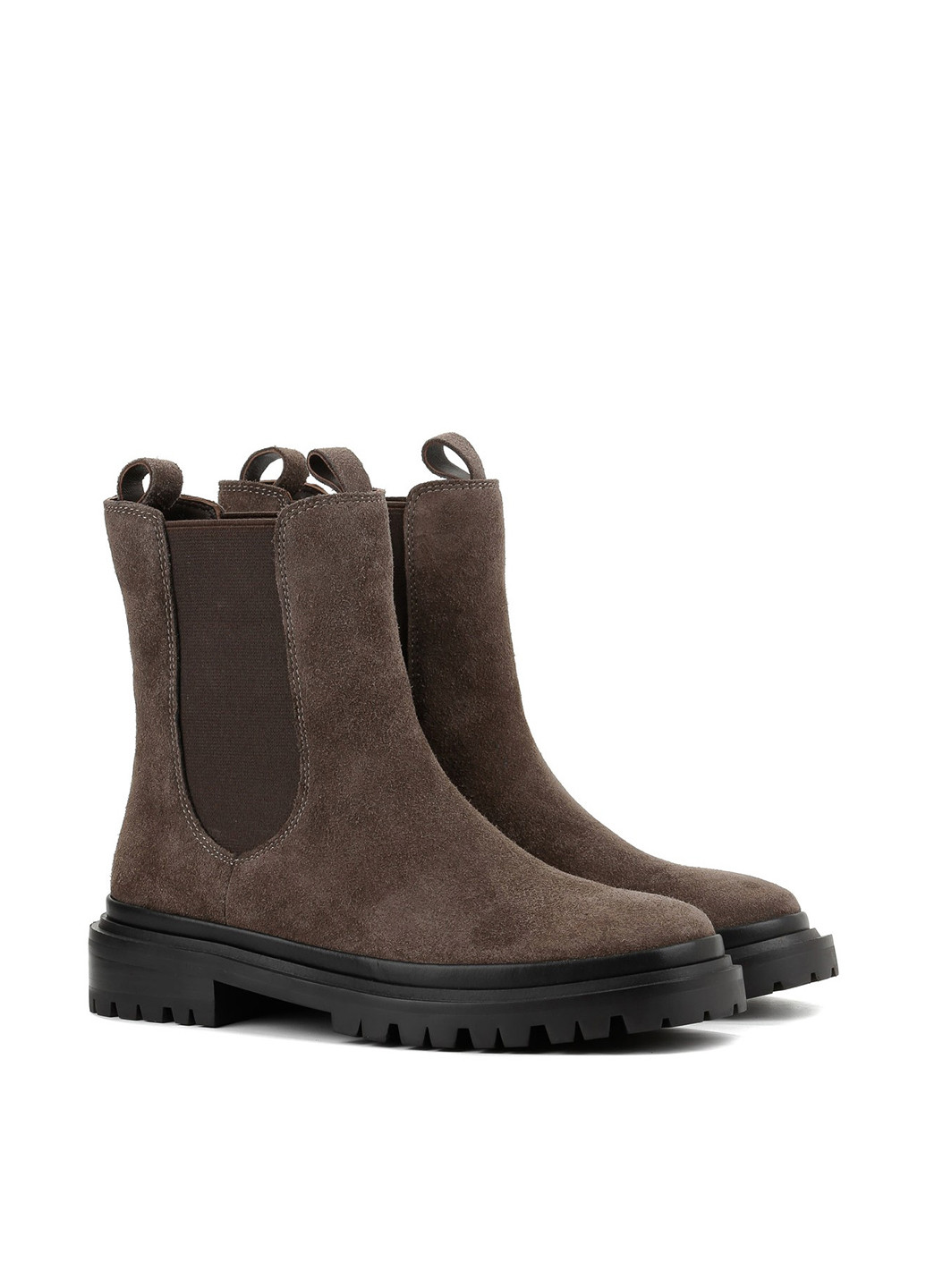 Осенние ботинки челси Le'BERDES без декора из натуральной замши