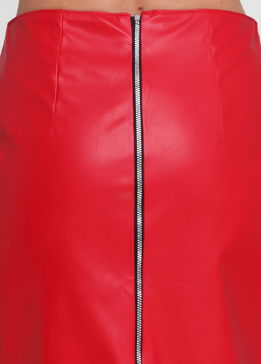 Красная кэжуал однотонная юбка Cordini