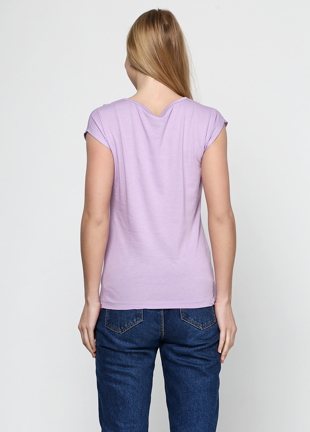 Фиолетовая летняя футболка Frekans