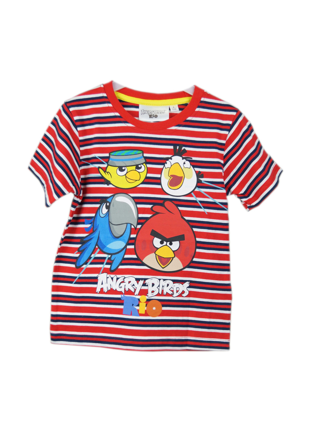 Червона літня футболка з коротким рукавом Angry Birds
