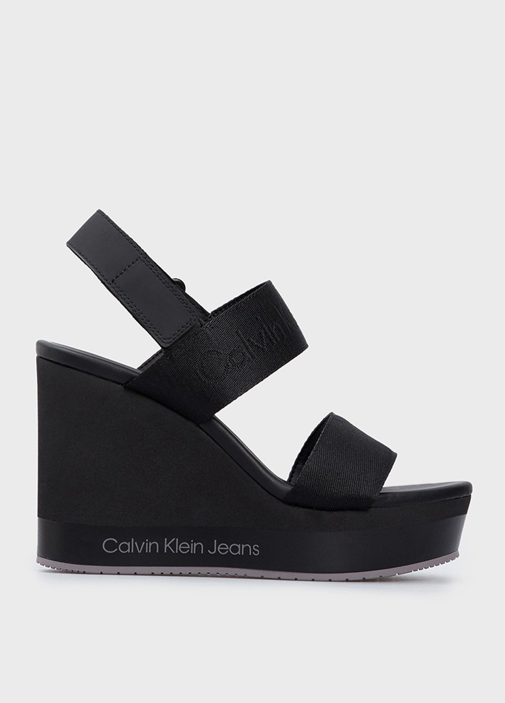 Черные босоножки Calvin Klein Jeans на липучке