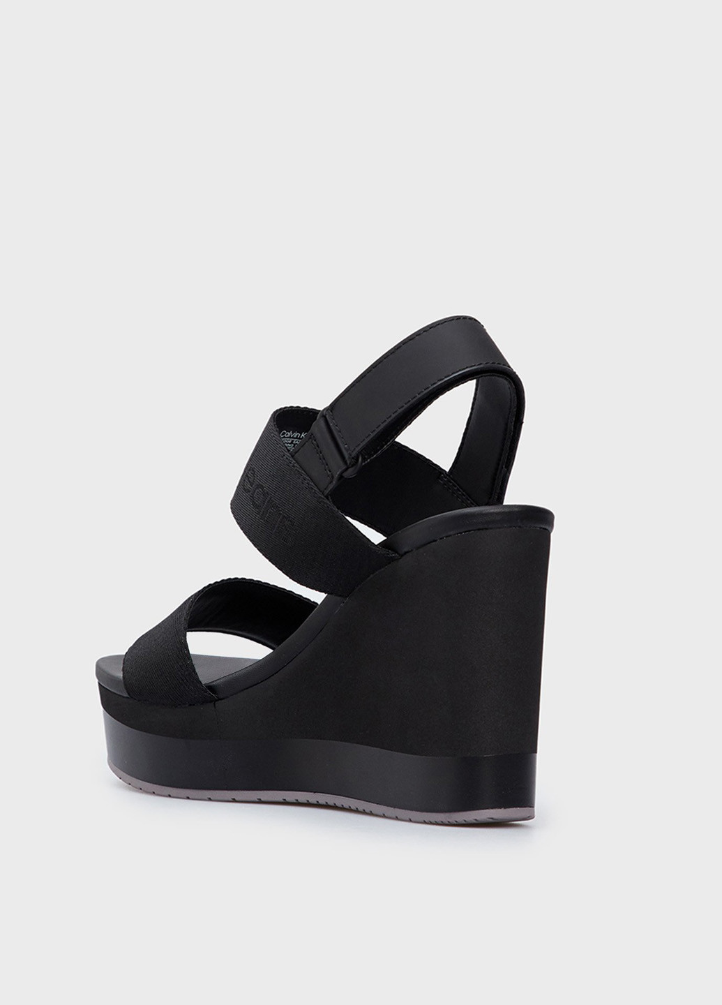 Черные босоножки Calvin Klein Jeans на липучке