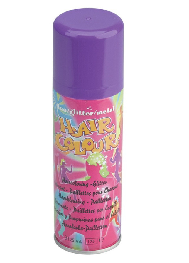 Спрей-фарба для волосся флуоресцентна рожево-лілова 125 мл Hair Colour Spray Sibel Fluo (254702276)