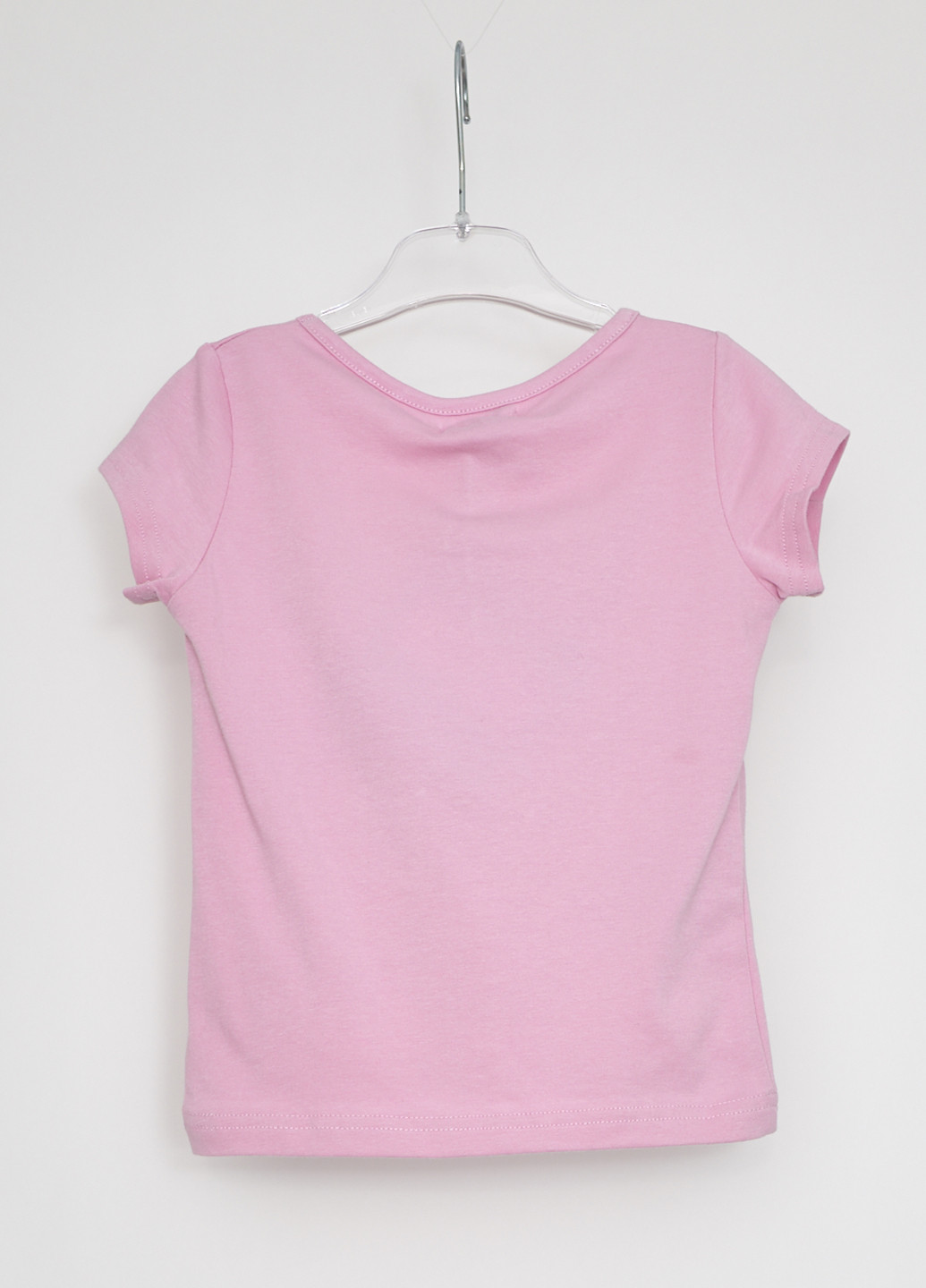 Світло-рожева літня футболка з коротким рукавом Marasil