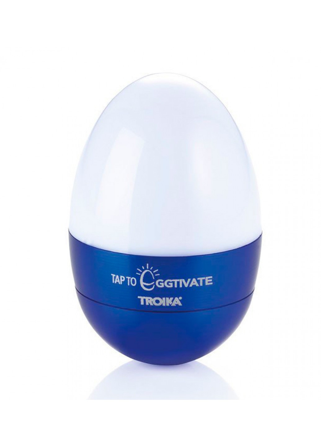 Светильник-ночник Eggtivate; с датчиком вибрации; синий Troika (203874719)
