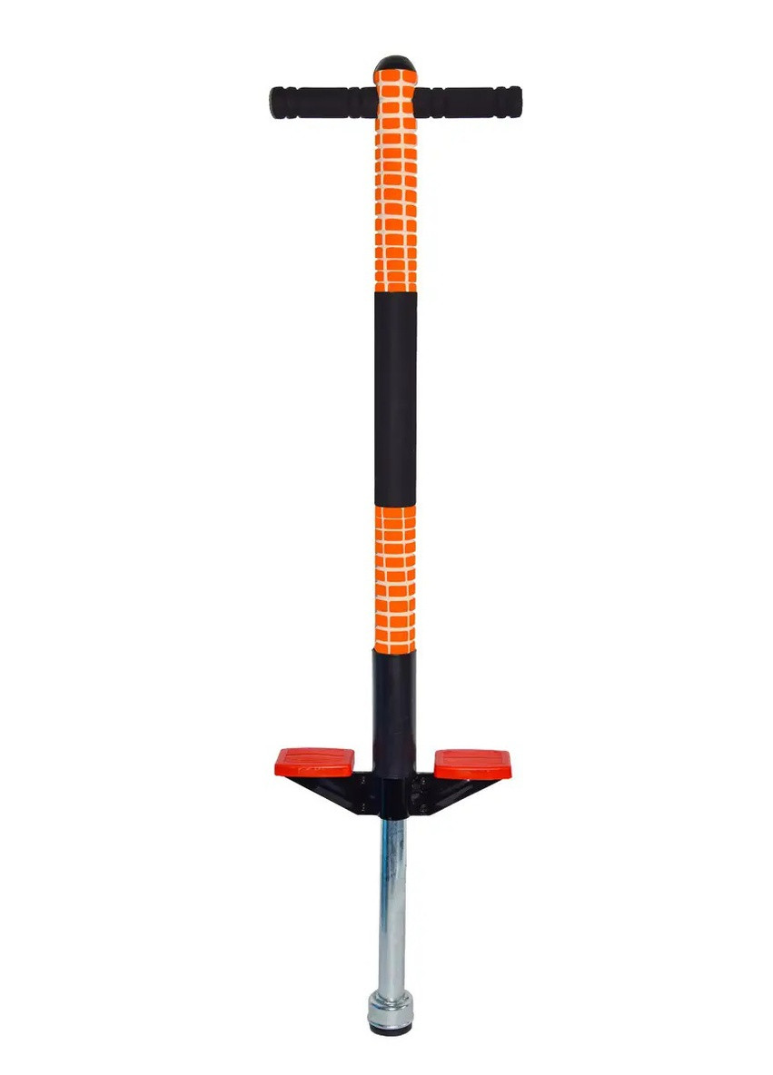 Джампер Пого Стік Stick (Коник) дитячий чорно-помаранчевий, палиця-стрибалка до 40 кг Pogo (254786904)
