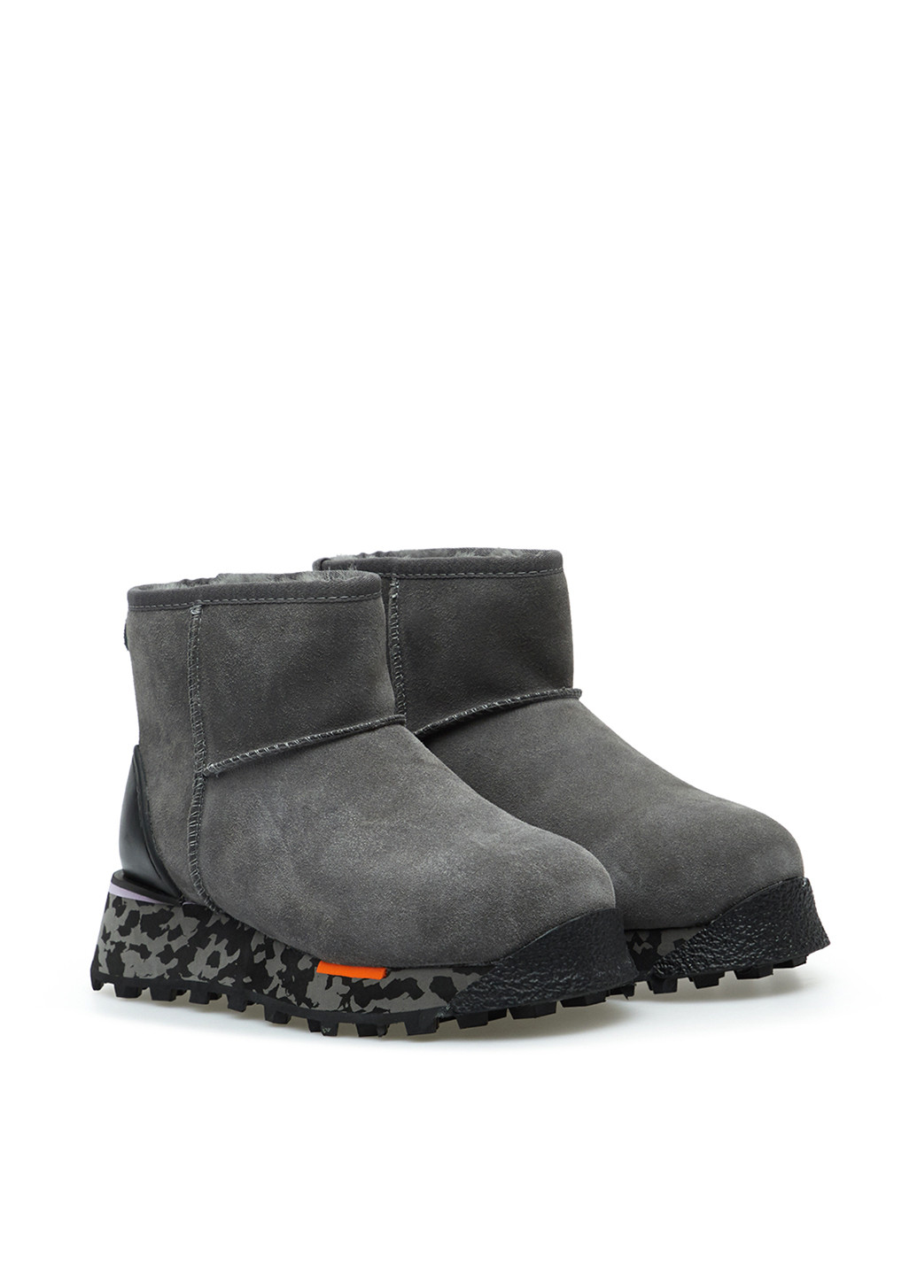 Зимние ботинки PRPY с логотипом из натуральной замши