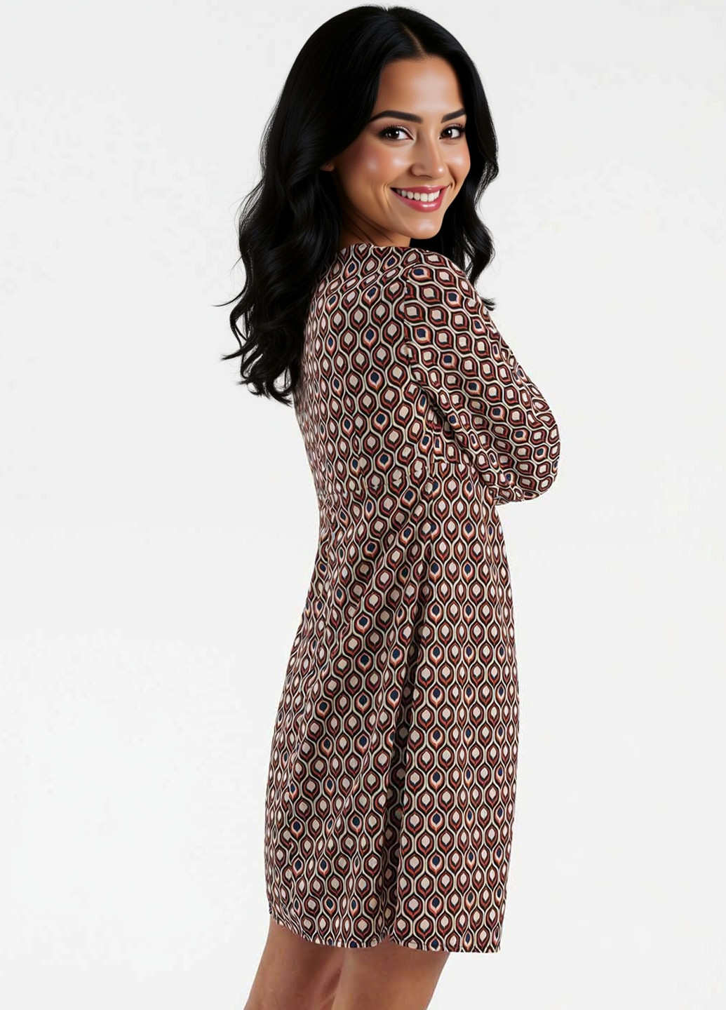 Комбінована кежуал сукня House з абстрактним візерунком