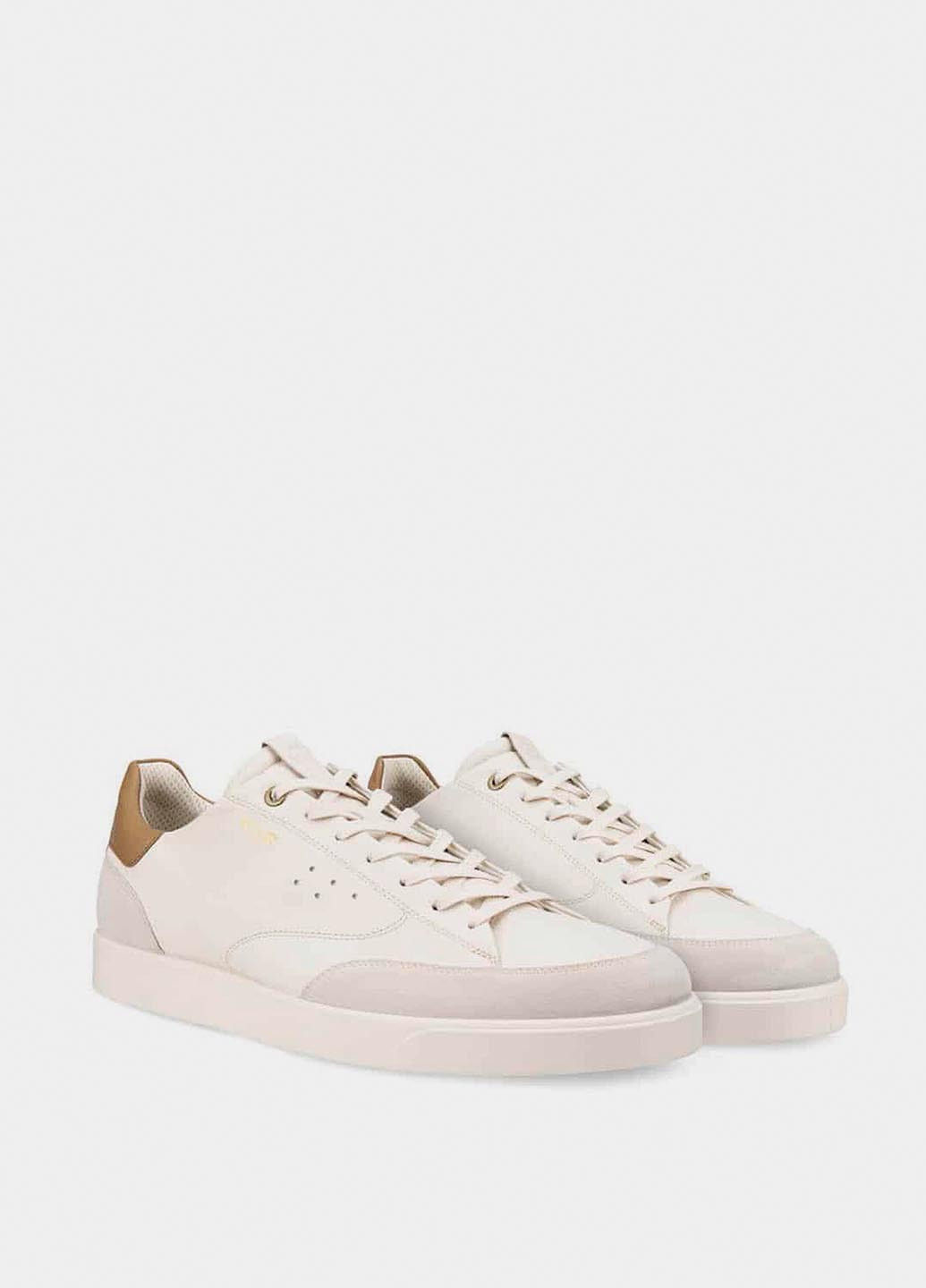 Светло-бежевые кеды Ecco