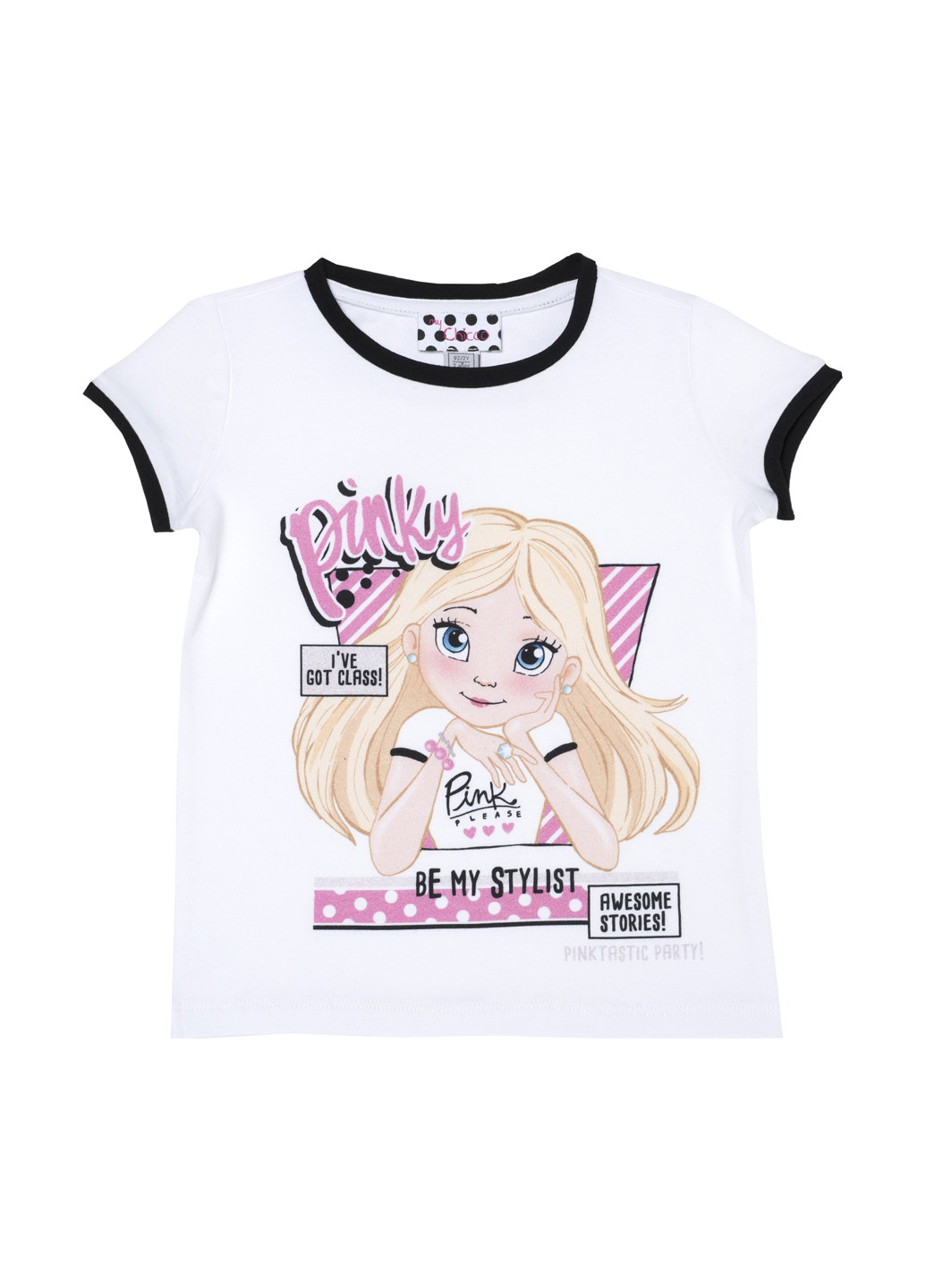 Белая летняя футболка Chicco