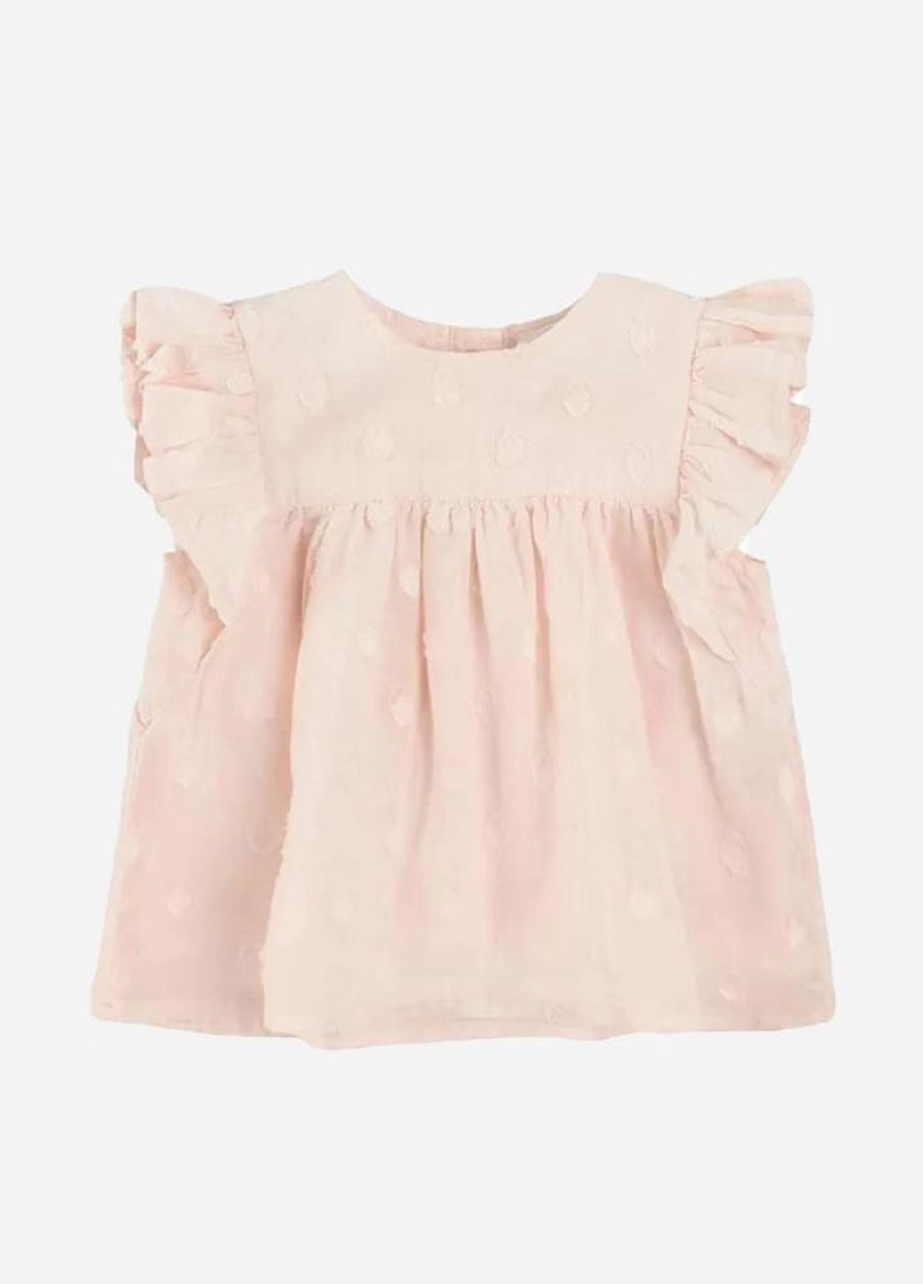 Светло-розовая в горошек блузка Cool Club летняя