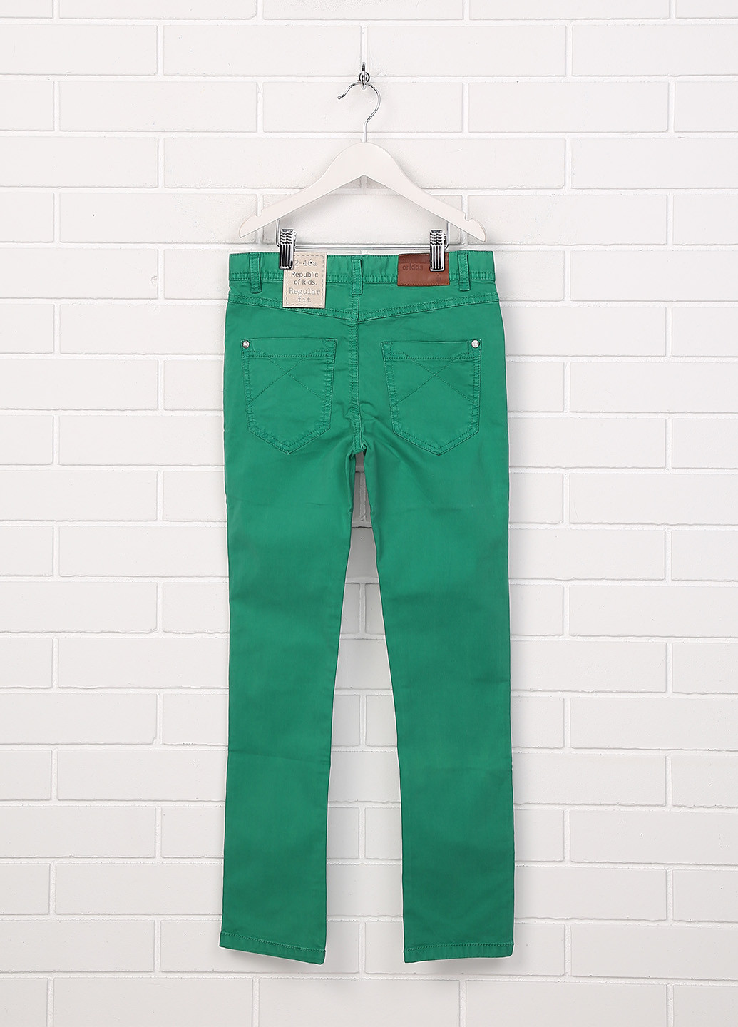 Зеленые кэжуал летние брюки прямые Canada House