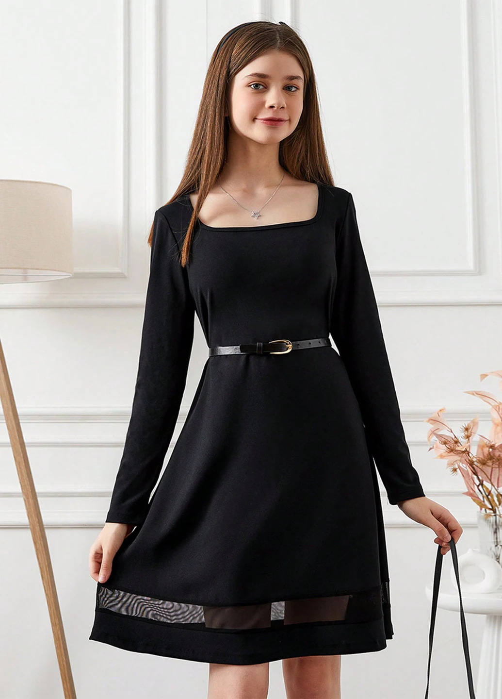 Чорна сукня SHEIN (309375415)