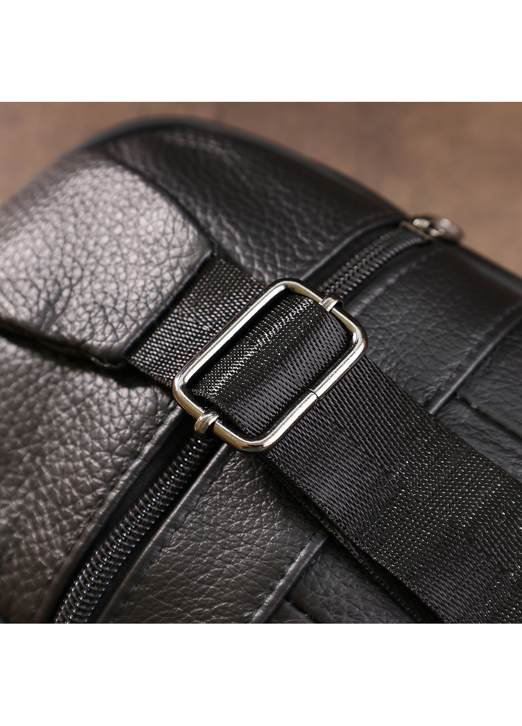 Мужская кожаная сумка через плечо 17х26х7 см Vintage (250097308)