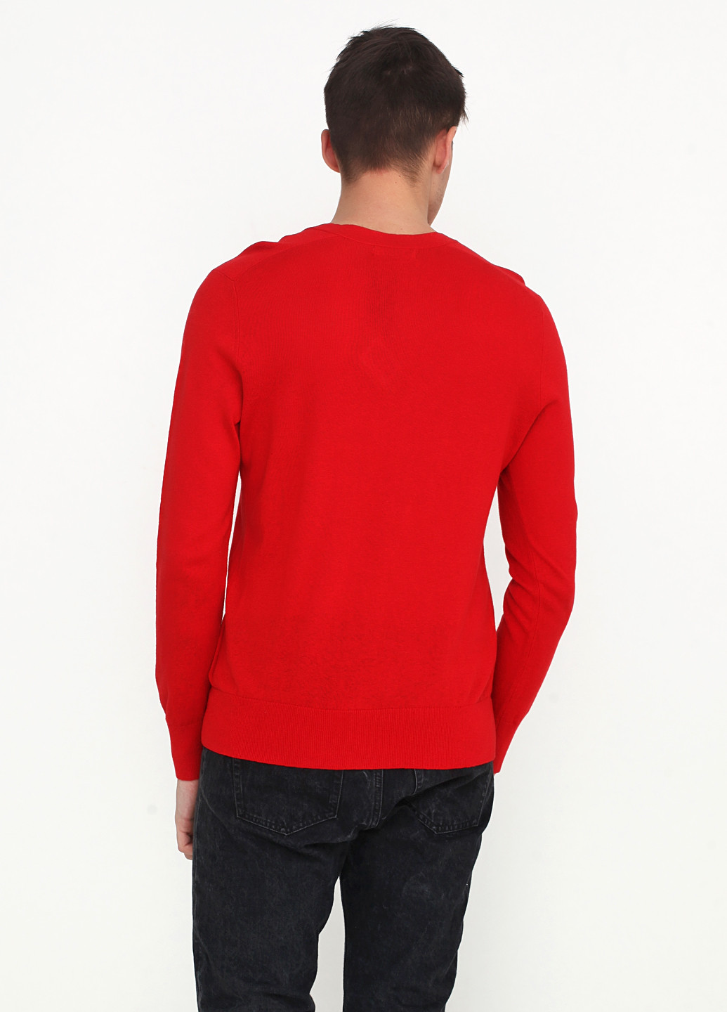 Красный демисезонный пуловер пуловер Banana Republic