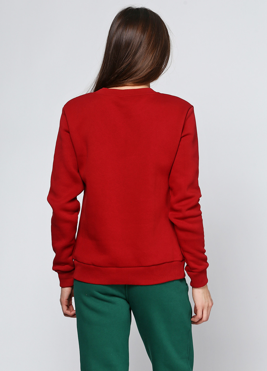 Бордовий світшот Shik (30093446)