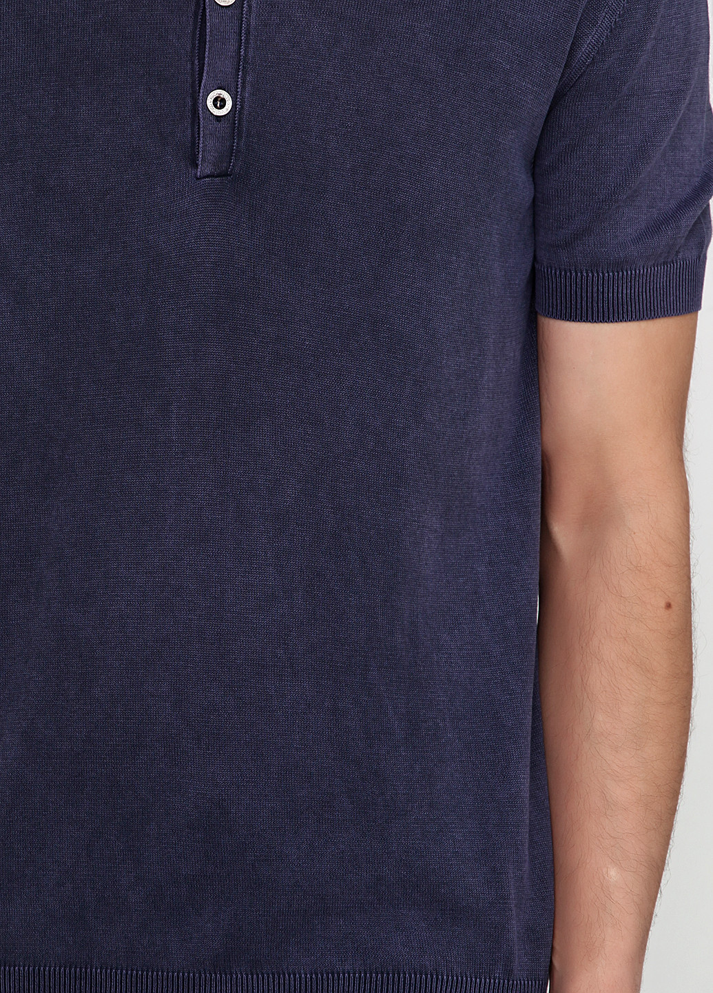 Фиолетовая футболка-поло для мужчин Richmond Denim однотонная
