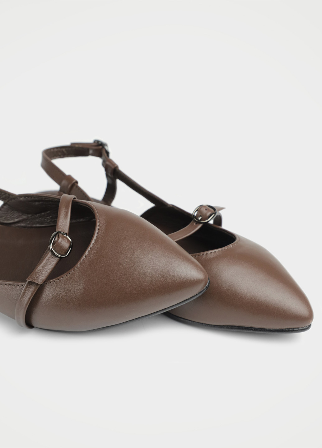 URBAN TRACE Туфлі слінгбекі коричневий з натуральна шкіра, китай — літо (350598149)