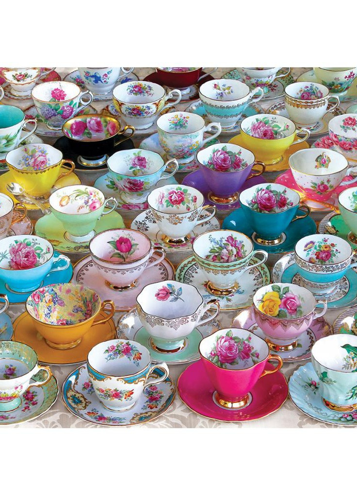 Пазл Коллекция чайных чашек 1000 элементов (6000-5314) Eurographics (202365165)