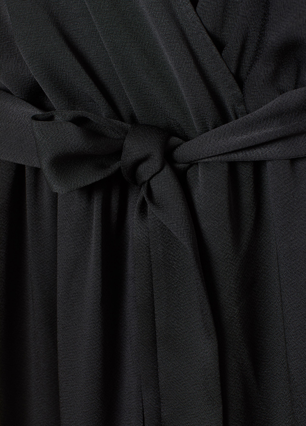 Комбинезон H&M комбинезон-брюки чёрный кэжуал полиэстер