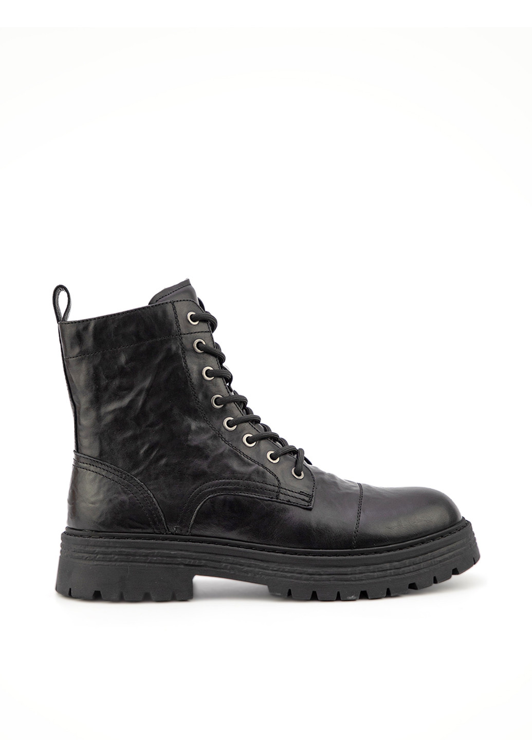 Черные осенние ботинки берцы Respect