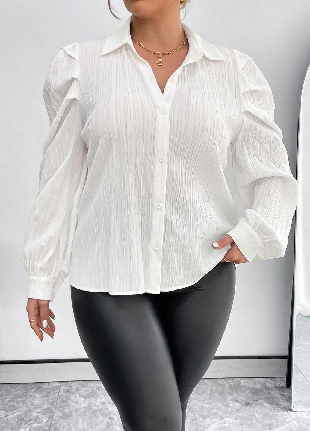 Біла блуза SHEIN