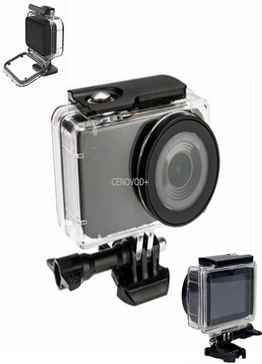 Аквабокс подводный защитный бокс чехол водонепроницаемый бокс для экшн камеры Xiaomi Mijia 4K (74847488-Т) Francesco Marconi (230586712)