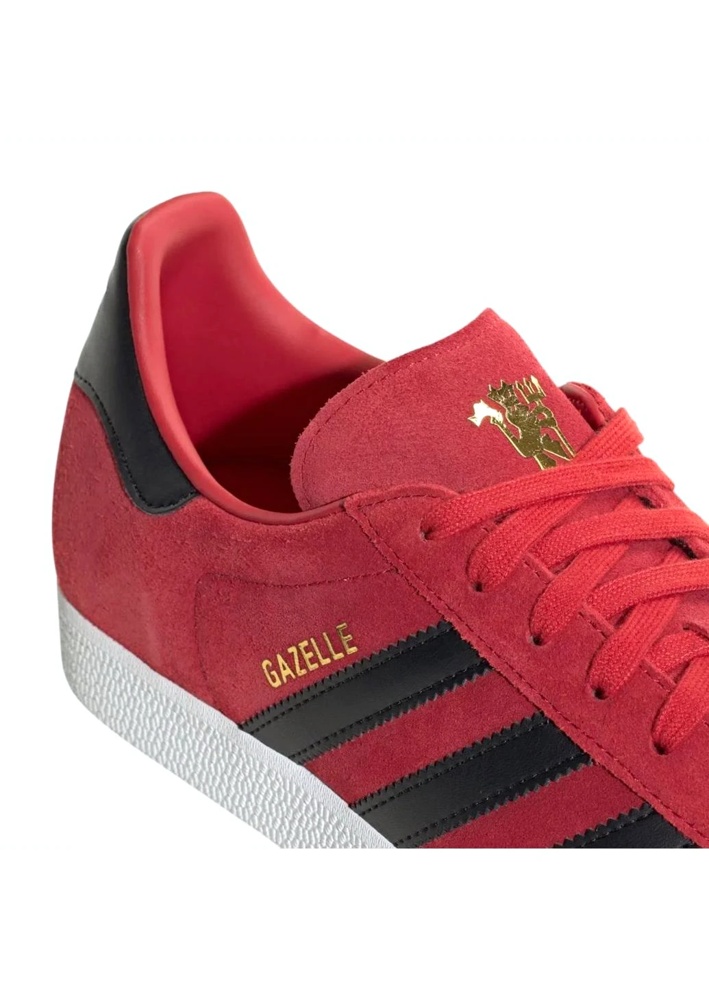 Темно-красные кеды ie8503 adidas Gazelle Manchester United