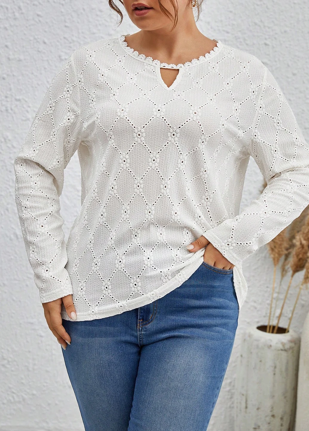 Біла блуза SHEIN