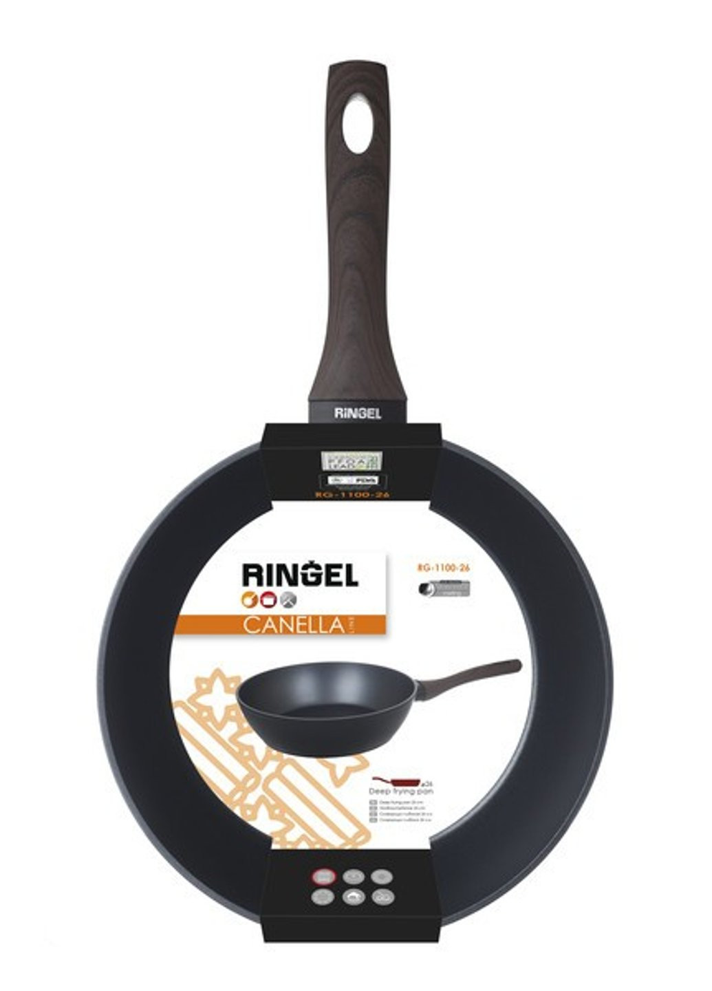 Сковорода универсальная 24 см Canella RG-1100-24 Ringel (254642040)