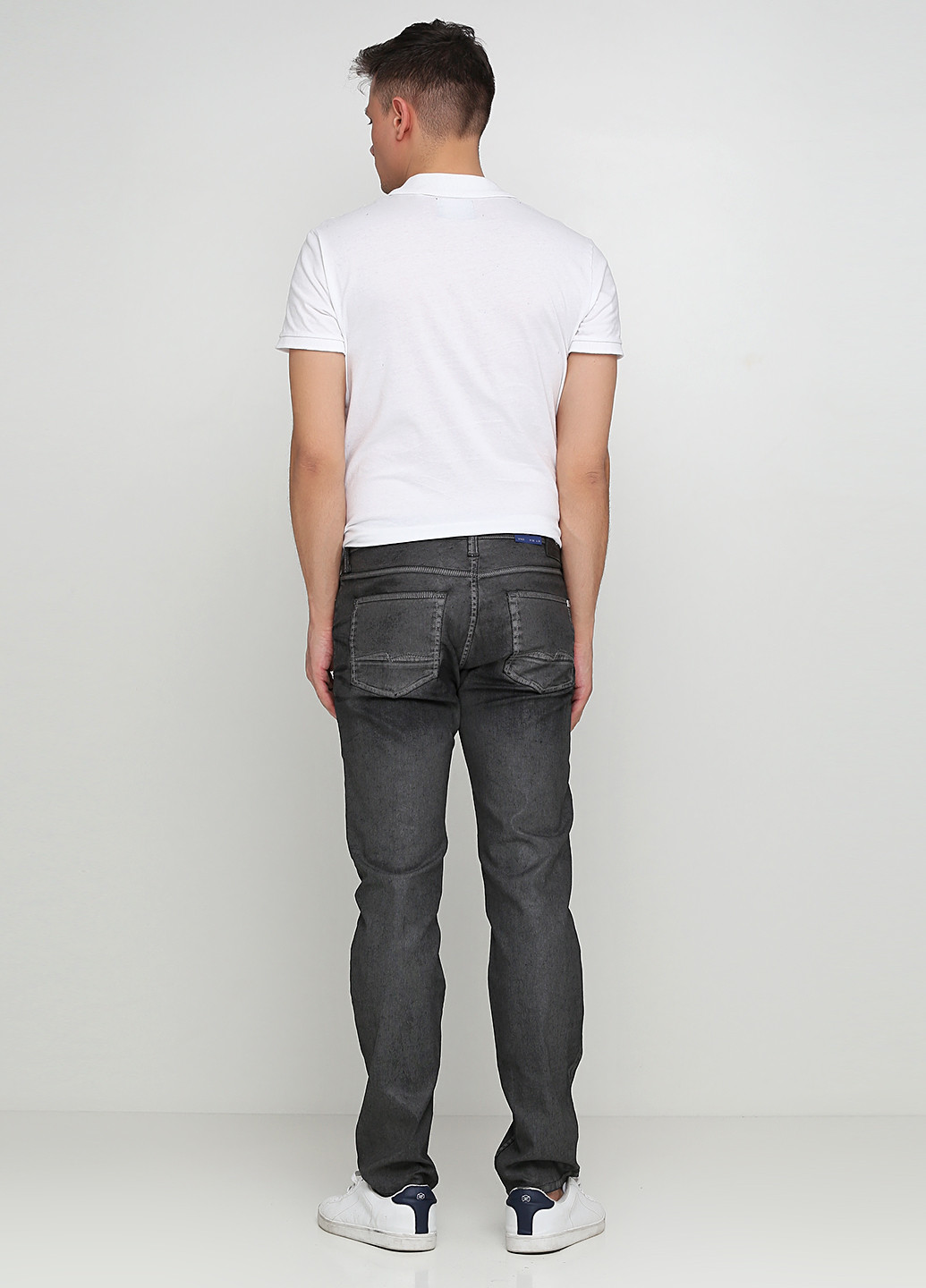 Серые демисезонные со средней талией джинсы Bogner