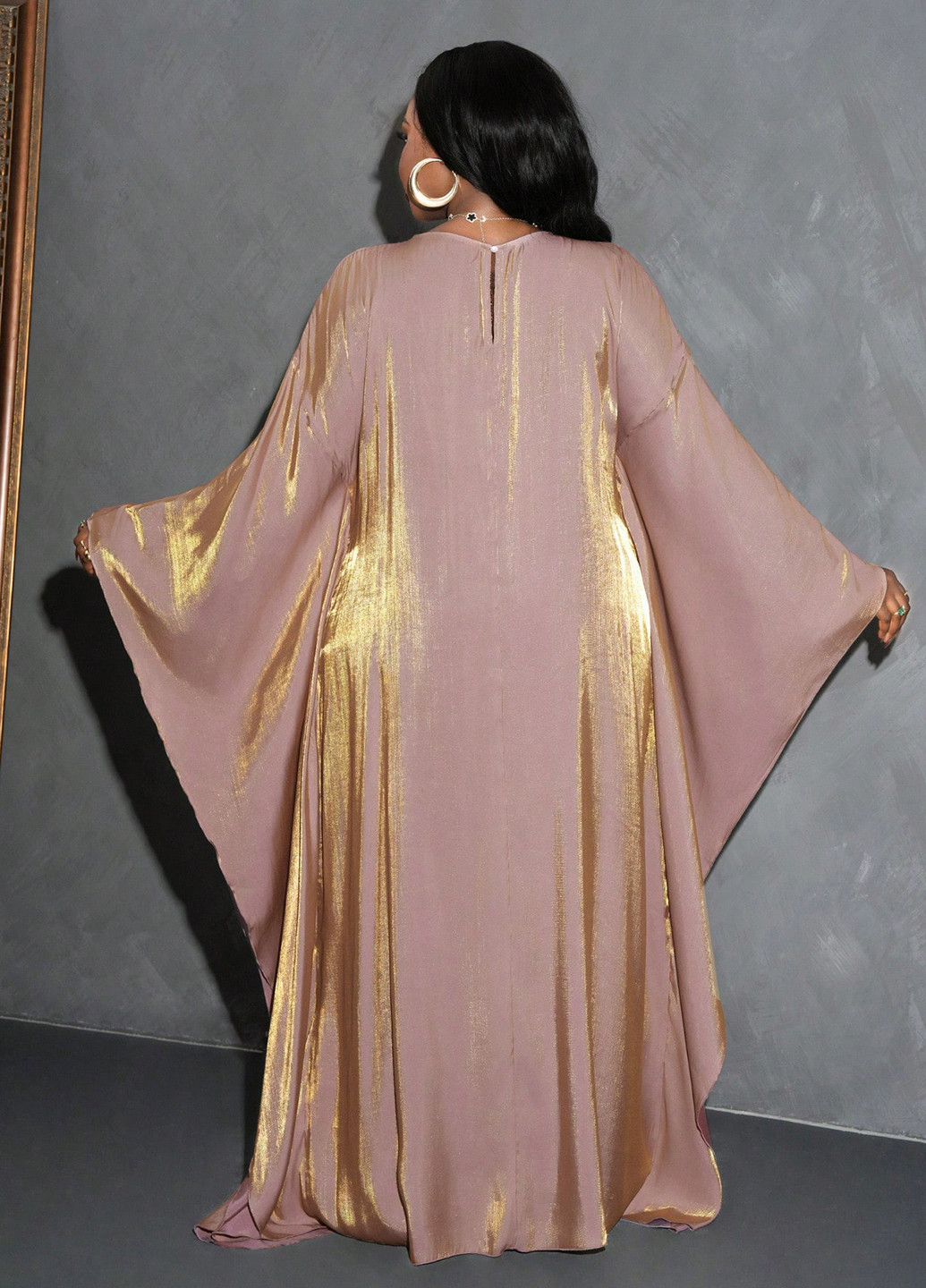 Комбинированное вечернее платье SHEIN градиентное ("омбре")